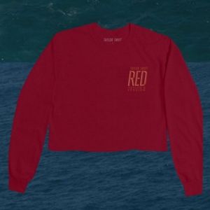Taylor Swift Red Eras Cropped Shirt